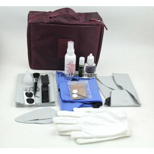 Sax part TIANZHIYINMUSIC Saxophone Cleaning and Maintenance Kit - Brush, Cloth, Grease, reeds & more