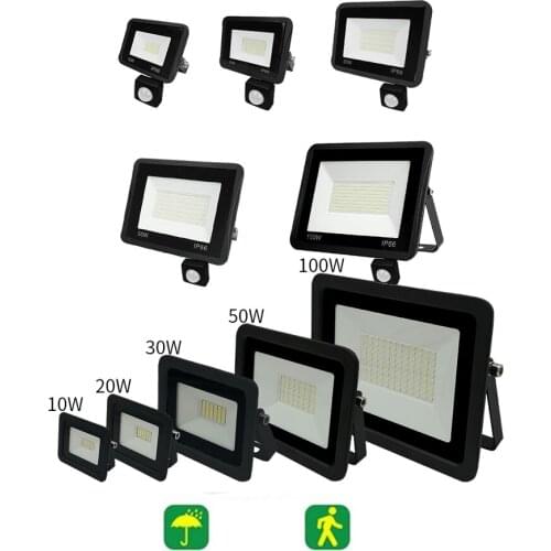 220V 10-100W LED FloodLight Spotlight Exterior Street wall reflector LED Landscape Garden Path Lawn lamp Lights Yard Decoratoin
