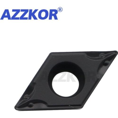 DCMT11T3 TM SL NT125 Turning Tool Inner Hole Inserts CNC Center Lathe For 45# Steel A3 Steel Metal AZZKOR Diamond Carbide Blades