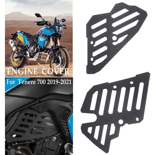 For Yamaha Tenere 700 Tenere700 XTZ700 XTZ690 T7 XT700Z 2019 2020 2021 Motorcycle Engine Guard Cover and Protector Cap Flap Set