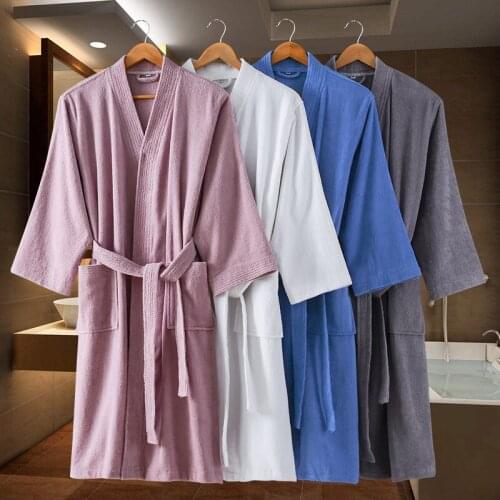 Bath Robe Men Winter Thick Kimono Robes Elegant Bathrobe Male Night Dressing Gown Mens Plus Size XXL Classic Lounge Sleepwear