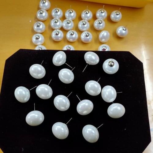 2021 Korean New Arrival Trendy Big Shiny Shell Pearl Stud Earrings For Women Fashion Bijoux Temperament Pendientes Earings