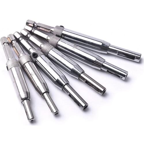 1PC 1/4'' Self Centering Drill Bit Woodworking Tool Door Cabinet Window Positioning Hole Puncher 2/2.8/3.5/4.5mm 5/64"-11/64