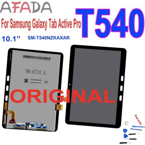 10.1" Original LCD For Samsung Galaxy Tab Active Pro T540 SM-T540NZKAXAR LCD Display Touch Screen Digitizer Assembly Replacement