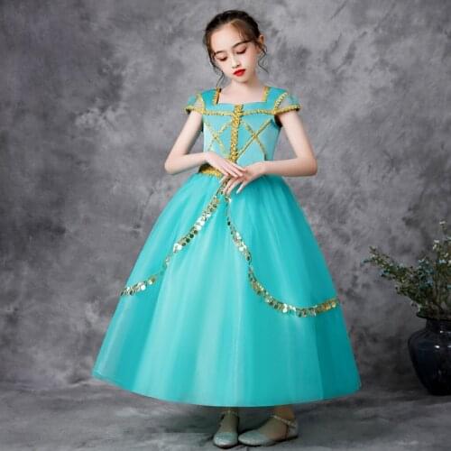 2020 Movie Girls Kid Summer Cartoon Princess Dance Dress Children Halloween Party Performance Costume