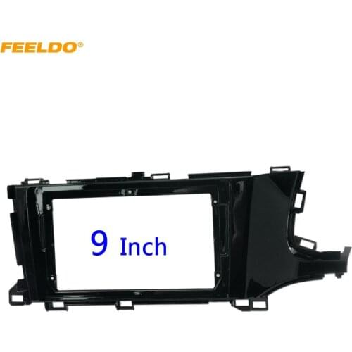 FEELDO Car Stereo 9" Big Screen 2Din Fascia Frame Adapter For Honda Shuttle Dash Audio Fitting Panel Frame Kit #HQ6643