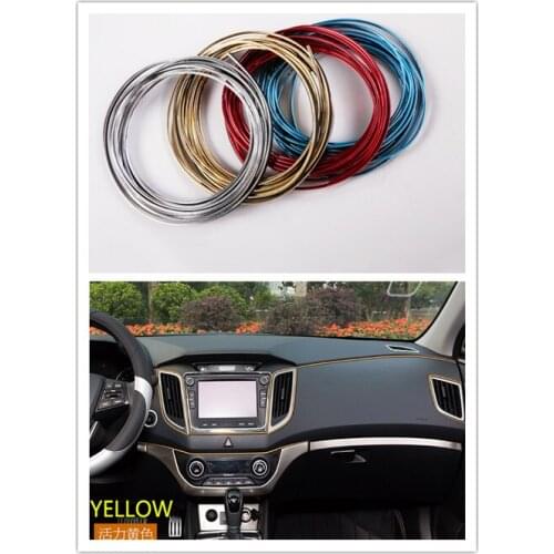 Flexible interior trim trim line car central control door trim strip 5 m/piece for BENTLEY car All models are