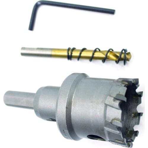 Core Drill Bit Diameter 35mm Hole Saw Metal Drilling Brocas Hard Alloy Straight Shank Drill Bits for Metal Cutting Power Tools