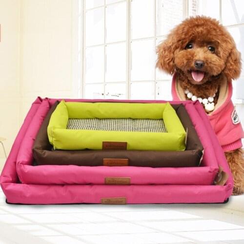 4 Sizes High Quality PP Cotton Pet Mat For Large Pets Cats Mini Puppy Kennel New Pet Bed Fashion Soft Warm Dog House Breathable