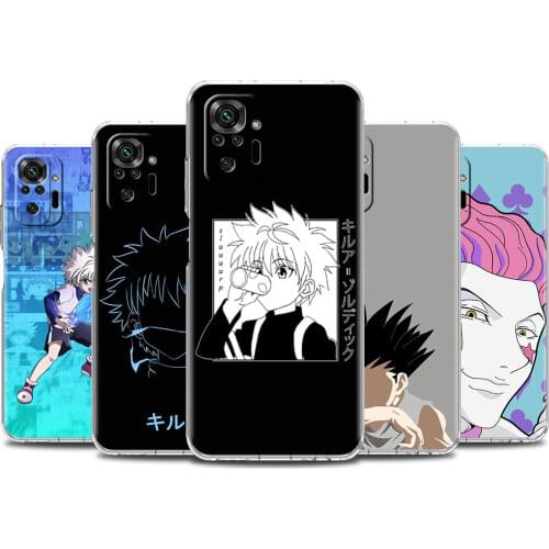 Soft Clear Case For Xiaomi Redmi Note 10 9 8 Pro 9S 10S 8T 9A 9C K40 7 9T 8A Shockproof Silicone Phone Cover Hunter X Hunter Sac