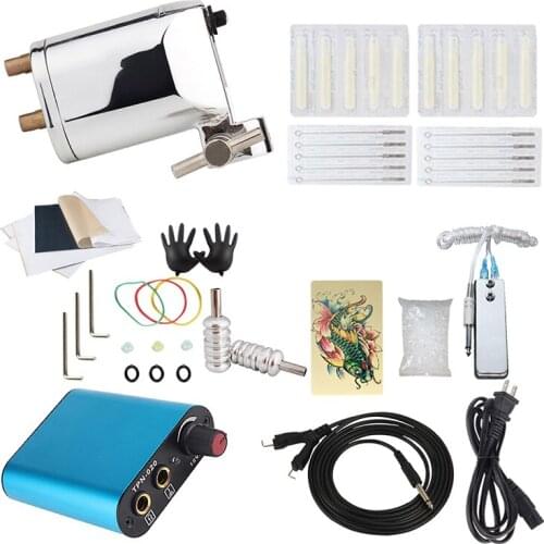 Tattoo Kit Tattoo Machine Gun Set Permanent Makeup Tattoo Machine Immortal Pigment Sets Power Supply Tattoo Supplies