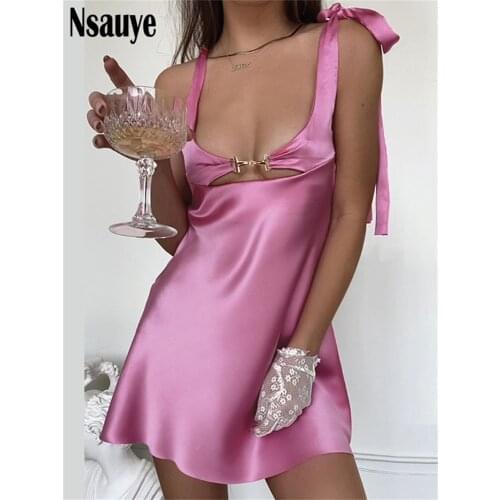 NSAUYE Green Summer Dresses