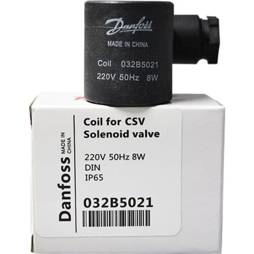 Original Danfoss coil Coil 032b5021 220V 8W 042N7604 Expansion valve coil Solenoid valve coil