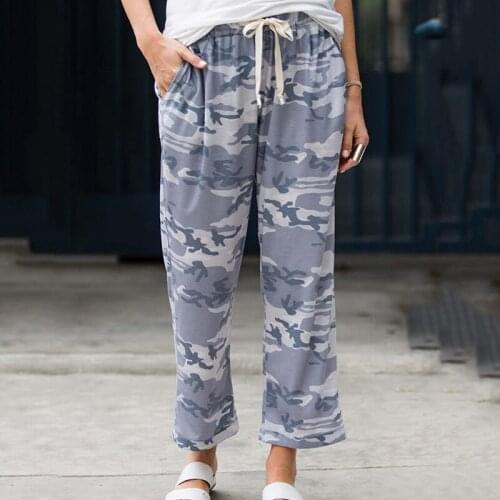 SHUJIN Women's Camouflage Pants