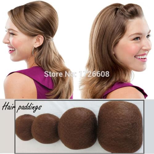 Synthetic Round Hair Padding Extra Volume Updo Ex Large Voluminous Insert Updos Hairpieces Create Bulky Voluminous Hairstyles