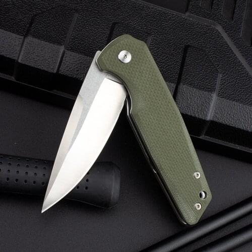 Bearing Folding Knife Outdoor Self-defense Camping Knife Sharp Folding G10 Pocket Knife Tactical Knife Emergency Tool Knife