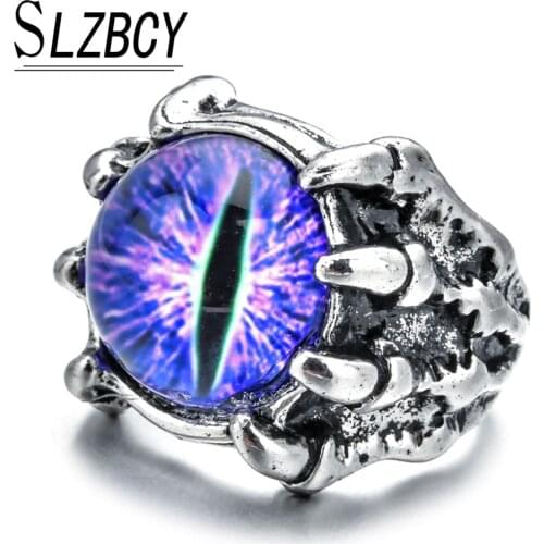 SLZBCY Punk Rings For Men