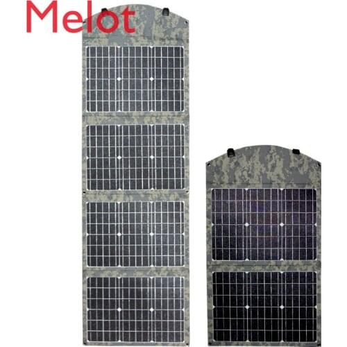 Solar Power Panel 60w120w Outdoor Folding Bag 12V Portable Multi-Function Mobile Phone Charger Photovoltaic Panel equipment