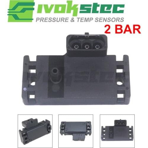 Brand New 2Bar (2 Bar) MAP Sensor Turbo Boost For Buick Chevrolet GMC Isuzu Oldsmobile Pontiac 12247571 16009886 16040609