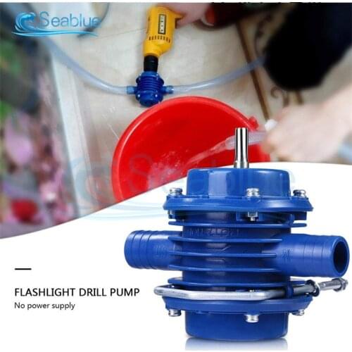 Heavy Duty Self-Priming Hand Electric Drill Water Pump Home Garden Centrifugal Home Garden