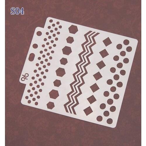 Creative Layering Stencils graffiti hand copied board hollowed out photo album graphic spray painting tool