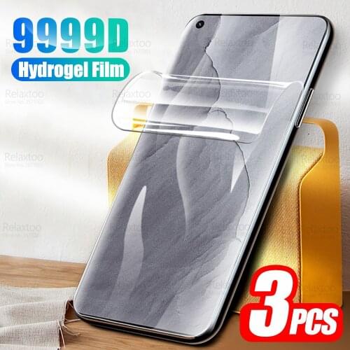 3pcs For Oppo Realme GT Master Screen Protector Full Curved Hydrogel Protective Film Realmi GTMaster Edition RMX3361 Not Glass