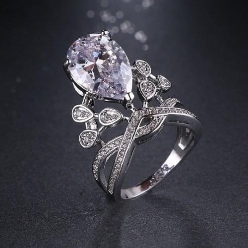 YaYI Jewelry Fashion Princess Cut Prong Setting White AAA Cubic Zirconia Silver Color Engagement Wedding Party Crown Gift Rings