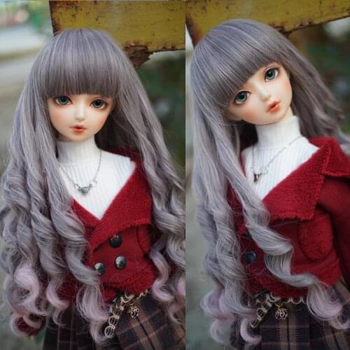 1/3 1/4 1/6 Bjd SD Wig Long Big Wavy Hair High Temperature Wire BJD Wig For BJD Doll Free Shipping