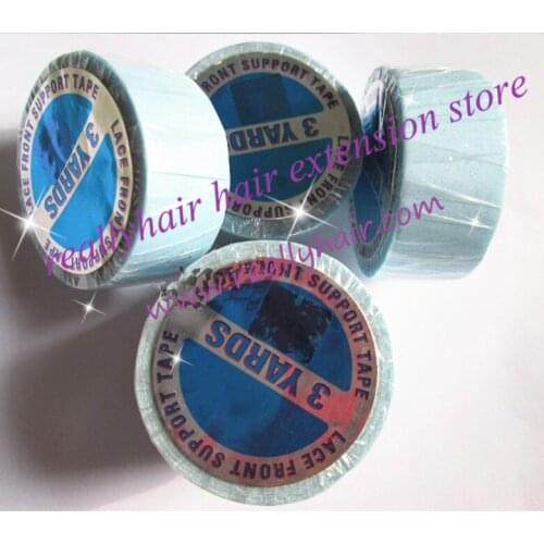 2PCS 3 yards1.9cm width lace front super tape for toupee and wig pre-tape hair extensions