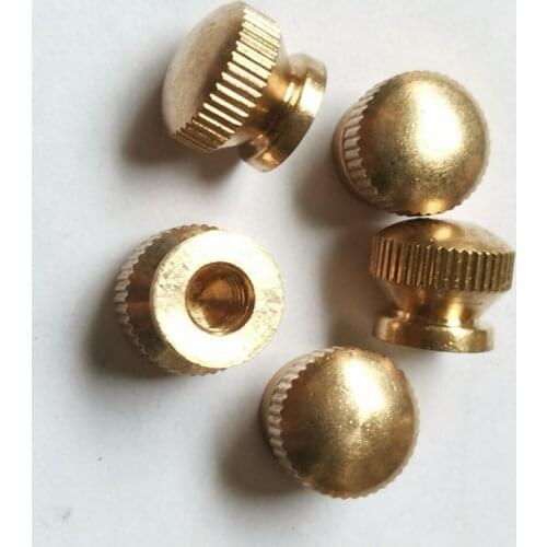 20pcs M5 m6 Brass step Thumb Nut knurled Hand Tighten Nut