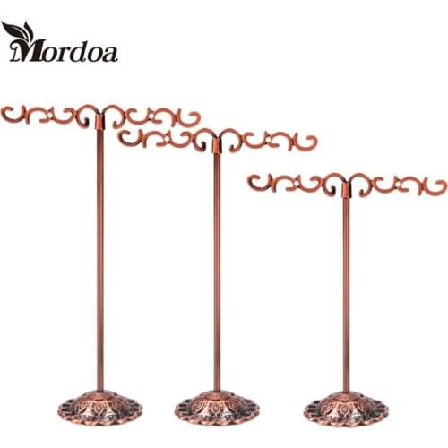 3pcs/lot Set Of 3 Jewelry Display Earring/Eardrop Showcase Stand Clear Makeup Organizer Free Shipping