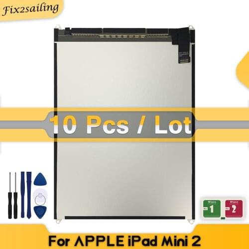 AAA+ LCD Screen 10 Pcs/Lot For iPad Mini 2 A1489 A1490 A1491 Display Screen Digitizer Assembly Replacement