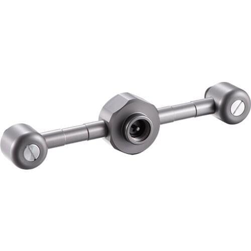 Z24 Cylinder Adapter Aluminum Alloy 1-in-2 Adapters Nozzle Bottle Convertor Adapters Adapter with Stable Bracket