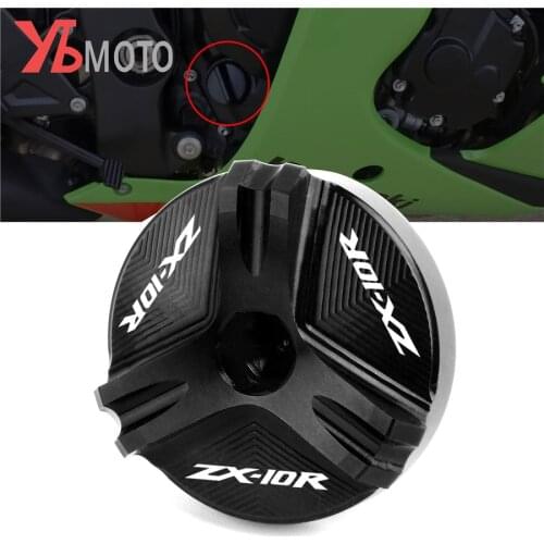 For Kawasaki Ninja ZX10R 2020 ZX-10R ABS ZX10 ZX1000 Motorcycle Aluminum Engine Plug Cover Oil Filler Cap Plug