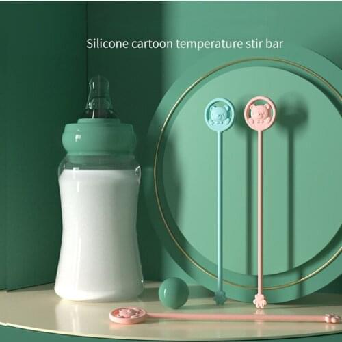 Baby Cute Bear Bottle Stirring Rod Milk Large Drink Complementary Food Food Practical Long Handle Stirring Rod