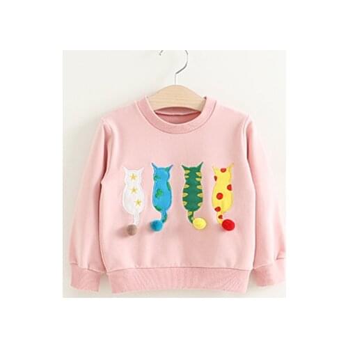 Bear Kids Sweater Autumn Long-sleeve T-shirt Boy Girl Children Clothes Cartoon Brand Child Coat Outwear Clothing 2-6Y Sweater