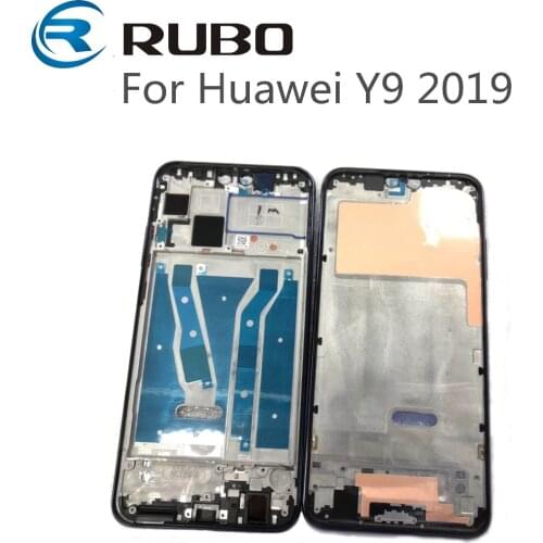 For Huawei Y9 2019 LCD Frame Housing Middle Frame Replacement Parts Enjoy 9 plus LCD Holder Screen Front Frame