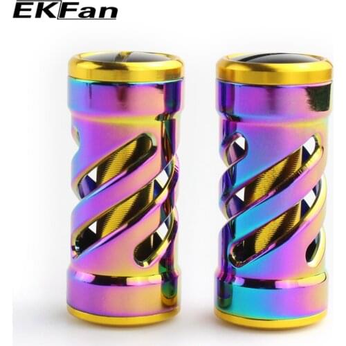 EKFan 1pcs New Design Colorful Aluminum Alloy Fishing Reel Handle Knob Spinning & Bait Casting Fishing Reel Tool