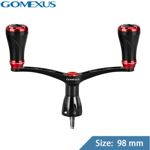 Gomexus Spinning Double Reel Handle 98mm For Shimano Stradic FL Vanford Vanquish CNC Machining Tuning Handle