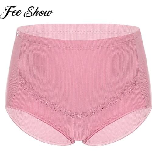 High Waist Cotton Maternity Panties High Waist Adjustable Belly Underwear Clothes for Pregnant Women Pregnancy Briefs