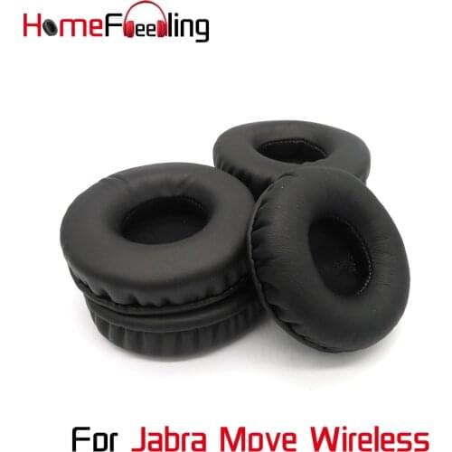 Homefeeling Ear Pads For Jabra Move Wireless Earpads Round Universal Leahter Repalcement Parts Ear Cushions