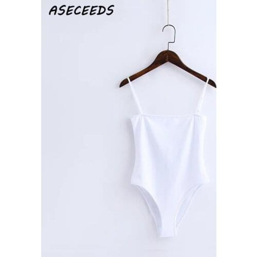 2019 Summer Sexy Spaghetti Strap Backless fit Romper Body Siamese Bodysuit Slim Skinny Tight Jumpsuit Undershirt Playsuits