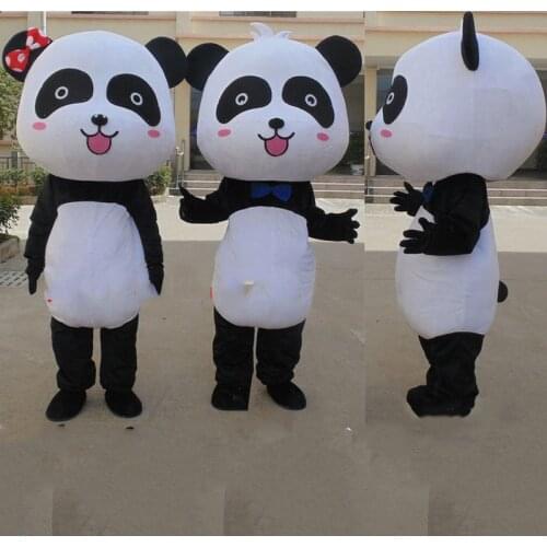 Cute Panda Mascot Costume Furry Suits Cosplay Party Game Dress Outfits Clothing Advertising Carnival Halloween Christmas Easter