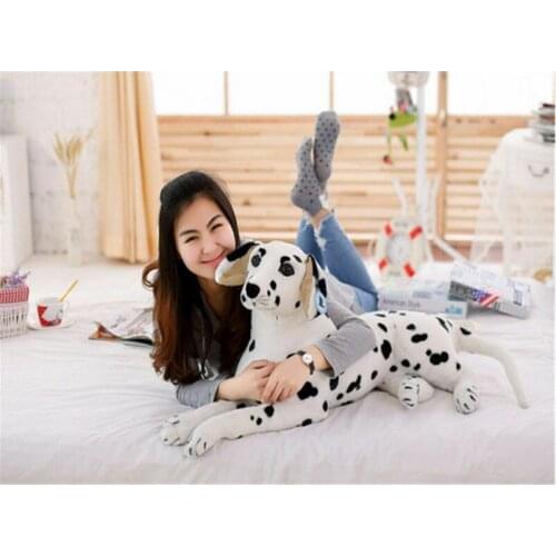 35" Puppy Dog Mascot Doll Plush Dalmatians Toy Stuffed Animals Alive Soft Gift