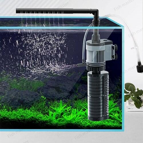 Multifunctional fish tank aquarium built-in filter. Ornamental fish tank water purifier. fish tank oxygenation water purifier
