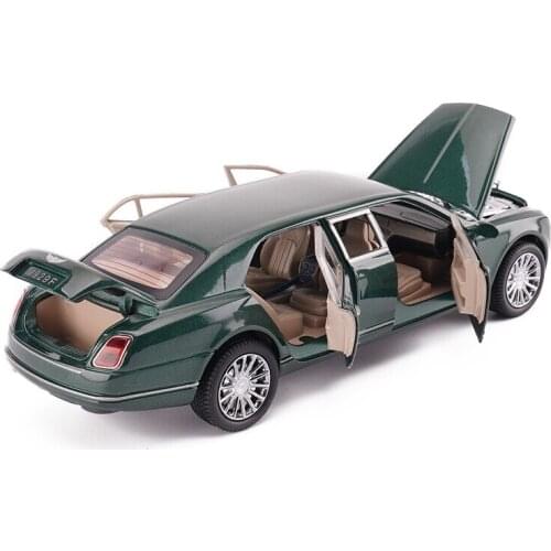 TAKARA TOMY 1:24 Model Car Boy Sound Light Toy Car Childrens Toy Gift Collection with Acousto-optic Bentley Mulsanne