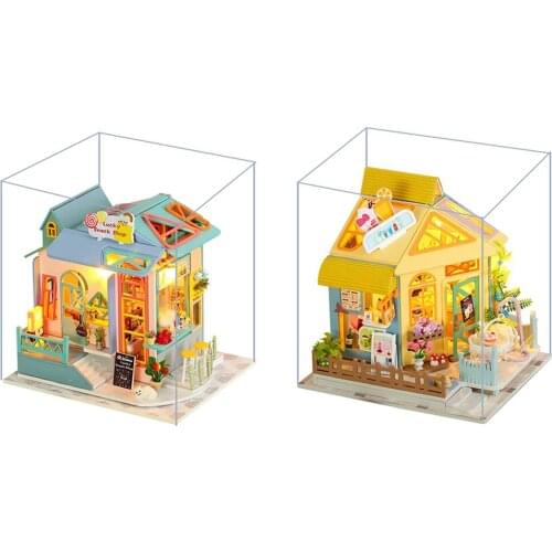 DIY Handcraft Creative Wooden Dollhouse Furniture Set Cottage 3D Puzzles