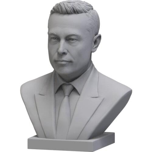 50mm Resin Model Kits Musk Bust Unpainted No Color RW-302