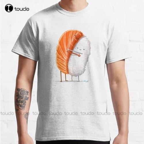 New Sushi Hug Classic T-Shirt Shirts For Teen Girls S-5Xl Cotton Tee Shirt big brother shirt Unisex