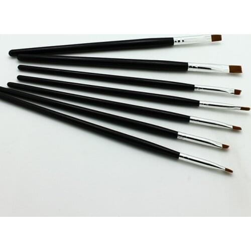 Pro 7pcs/SET Nail Art Design Brush Acrylic Nail Art Pen Set UV Gel Brushes